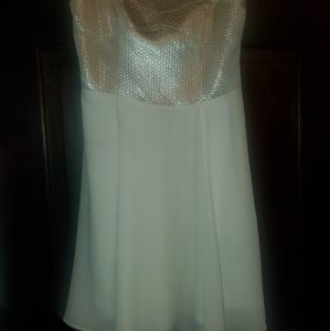 Express off white dress